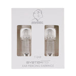 Load image into Gallery viewer, Novelty Flat April Crystal Allergy-free Stainless Steel Ear Piercing Stud
