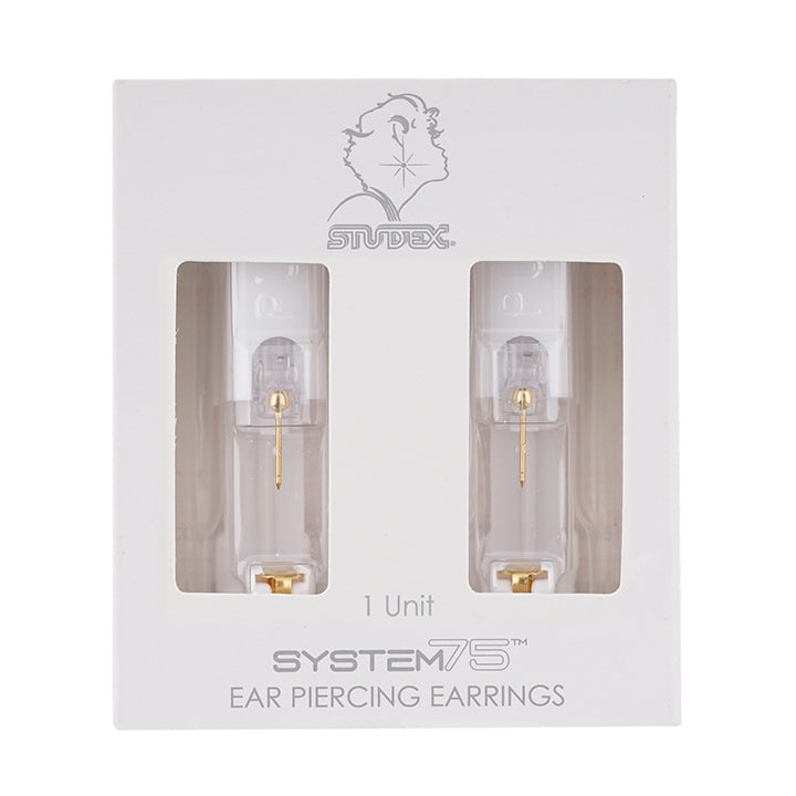 3MM Ball 24K Pure Gold Plated Ear Piercing Stud