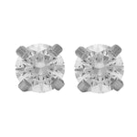 Load image into Gallery viewer, 6MM Cubic Zirconia Allergy-free Stainless Steel Ear Piercing Stud
