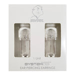 Load image into Gallery viewer, 6MM Cubic Zirconia Allergy-free Stainless Steel Ear Piercing Stud
