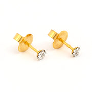 Daisy April 24K Pure Gold Plated Ear Piercing Stud For Kids