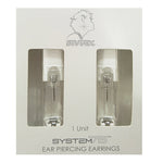 Load image into Gallery viewer, 5MM Cubic Zirconia Allergy-free Stainless Steel Ear Piercing Stud
