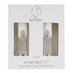 Load image into Gallery viewer, 5X5MM Princess Cut Cubic Zirconia Allergy-free Stainless Steel Ear Piercing Stud

