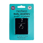 Load image into Gallery viewer, Body Jewellery Ringbell Spike Stainless Steel 14G 10MM Belly Stud
