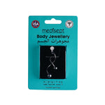 Load image into Gallery viewer, Body Jewellery Spiral Stainless Steel 14G Belly Stud
