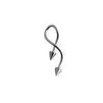 Load image into Gallery viewer, Body Jewellery Spiral Spike Stainless Steel 14G Belly Stud
