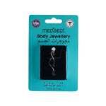 Load image into Gallery viewer, Body Jewellery Spiral Spike Stainless Steel 14G Belly Stud
