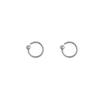 Load image into Gallery viewer, Body Jewellery Fixed Bead Ring Upper/Lower Lip Area 20G Stainless Steel 1/4 Captive Beads &amp; Eyebrow Studs
