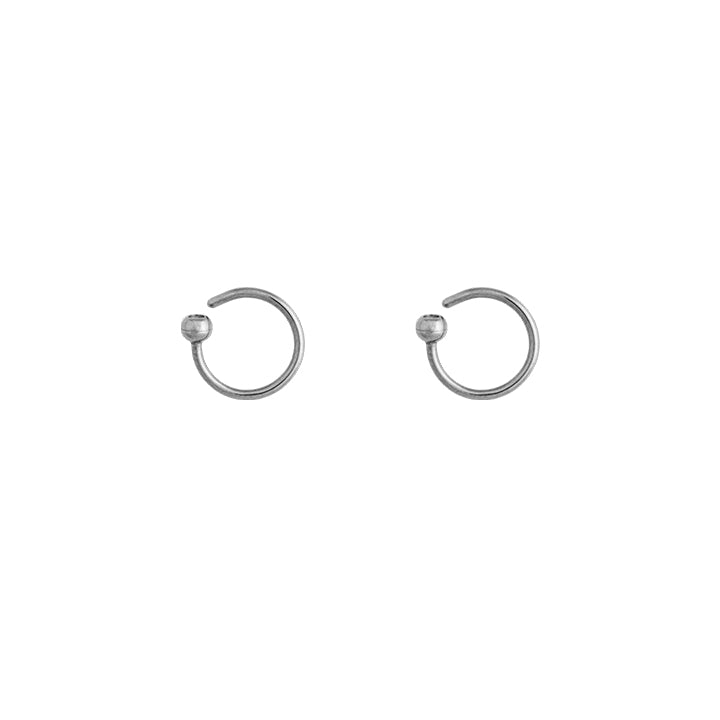 Body Jewellery Fixed Bead Ring Upper/Lower Lip Area 20G Stainless Steel 1/4 Captive Beads & Eyebrow Studs