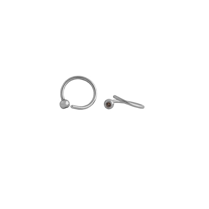 Body Jewellery Fixed Bead Ring Upper/Lower Lip Area 20G Stainless Steel 1/4 Captive Beads & Eyebrow Studs