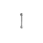 Load image into Gallery viewer, Body Jewellery Crvd Baby Bar 16G Stainless Steel 3/8 Eyebrow Studs
