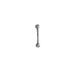 Load image into Gallery viewer, Body Jewellery Crvd Double Jewel Crystal Babybar 16G Stainless Steel 3/8 Eyebrow Studs
