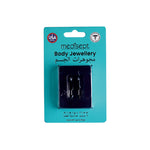 Load image into Gallery viewer, Body Jewellery Stretching Taper Acrylic 10G Ss Earring
