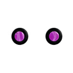 Load image into Gallery viewer, Body Jewellery Acrylic Taper Purple 2-Pk Surgical Steel 8G Earring
