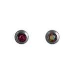 Load image into Gallery viewer, Body Jewellery Rose / Ab Crystal Lip Area 16G 5/16 Stainless Steel Labrets Studs
