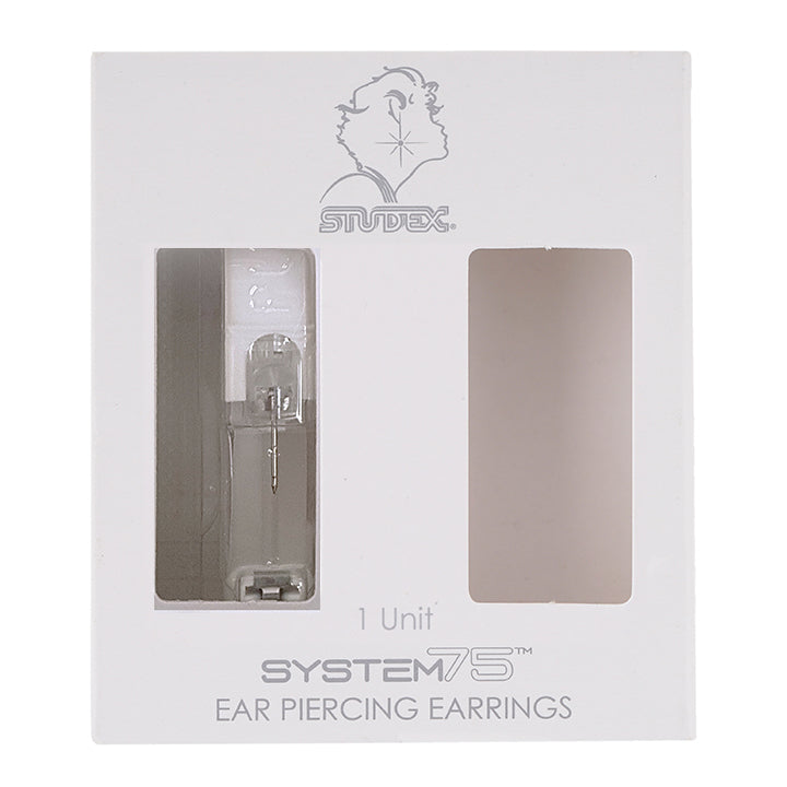 3MM Cubic Zirconia Princess Cut Allergy-free Stainless Steel (Single Studs) Ear Piercing Stud For Men
