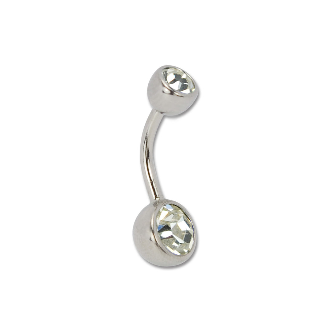 Crystal Banana Bars Professional Belly Piercing Kit