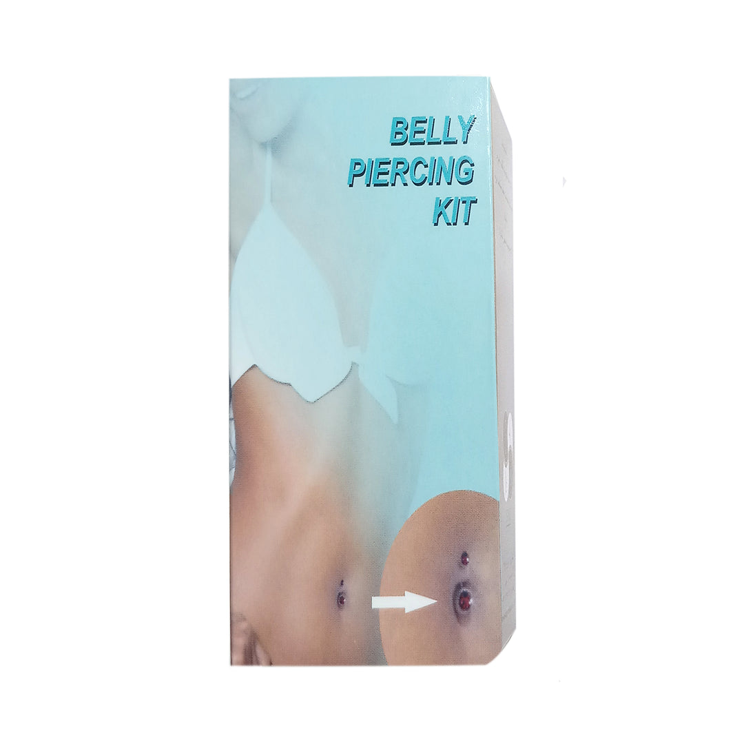 Crystal Banana Bars Professional Belly Piercing Kit