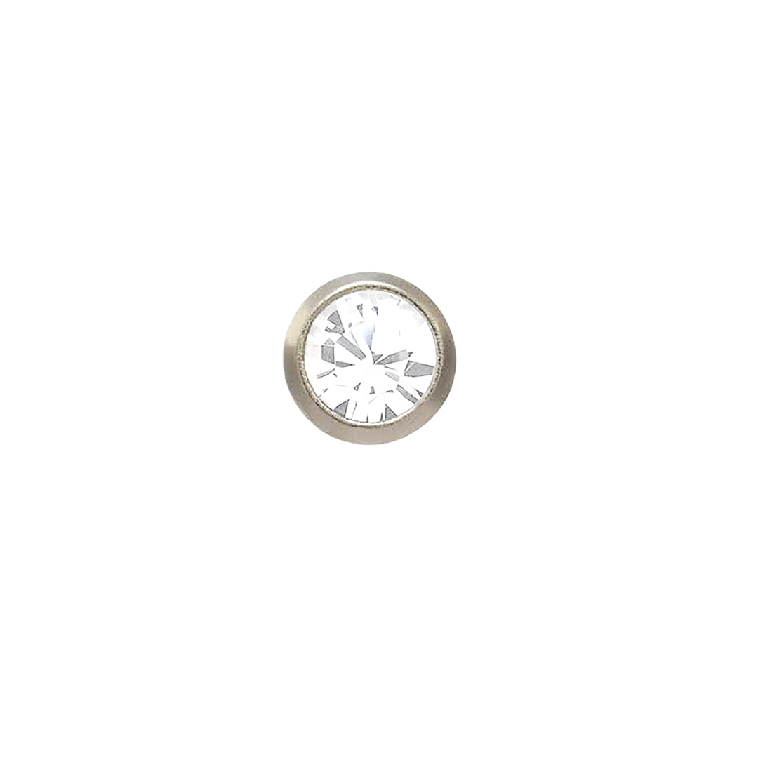 Crystal Titanium Polished Sterilized Nose Piercer