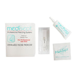 Load image into Gallery viewer, Crystal Titanium Polished Sterilized Nose Piercer
