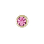 Load image into Gallery viewer, Light Rose Titanium Polished Gold Color Sterilized Nose Piercer
