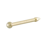 Load image into Gallery viewer, Ball Titanium Polished Gold Color Sterilized Nose Piercer
