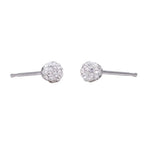 Load image into Gallery viewer, 4.5MM Fireball Crystal Allergy-free Stainless Steel Ear Studs
