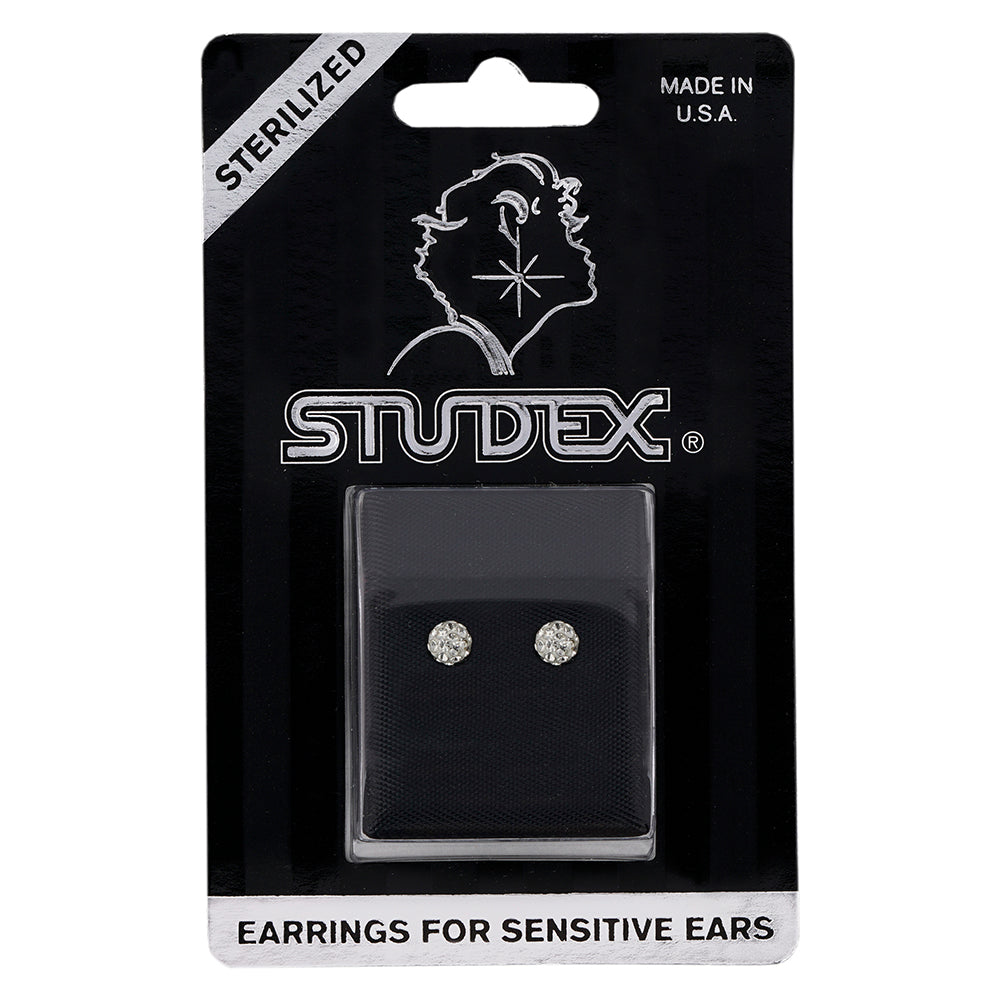 4.5MM Fireball Crystal Allergy-free Stainless Steel Ear Studs