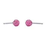 Load image into Gallery viewer, 4.5MM Fireball Rose Allergy-free Stainless Steel Ear Studs
