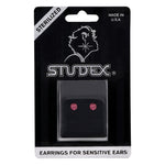 Load image into Gallery viewer, 4.5MM Fireball Rose Allergy-free Stainless Steel Ear Studs
