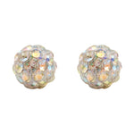 Load image into Gallery viewer, 4.5MM Fireball Ab Crystal Allergy-free Stainless Steel Ear Studs
