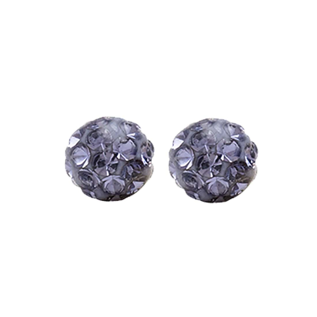 4.5MM Fireball Tanzanite Allergy-free Stainless Steel Ear Studs