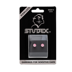 Load image into Gallery viewer, 5MM Cubic Zirconia Neon Hot Pink Allergy-Free Stainless Steel Ear Studs
