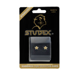 Load image into Gallery viewer, Daisy Apr Crystal 24K Pure Gold Plated Ear Studs
