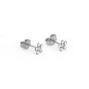 Daisy Apr Crystal Allergy-free Stainless Steel Ear Studs