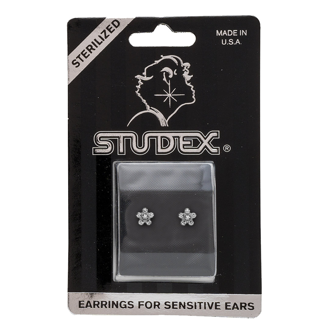 Daisy Apr Crystal Allergy-free Stainless Steel Ear Studs