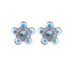 Load image into Gallery viewer, Daisy Mar Aquamarine Allergy-free Stainless Steel Ear Studs
