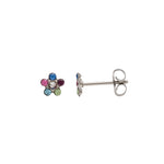 Load image into Gallery viewer, Daisy Rainbow Allergy-free Stainless Steel Ear Studs
