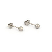 4MM Ball Allergy-free Stainless Steel Ear Studs
