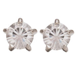 Load image into Gallery viewer, 4MM April Ð Crystal Birthstone Allergy-free Stainless Steel Ear Studs
