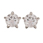 Load image into Gallery viewer, 2MM April Ð Crystal Birthstone Allergy-free Stainless Steel Ear Studs
