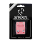 Load image into Gallery viewer, 2MM April Ð Crystal Birthstone Allergy-free Stainless Steel Ear Studs
