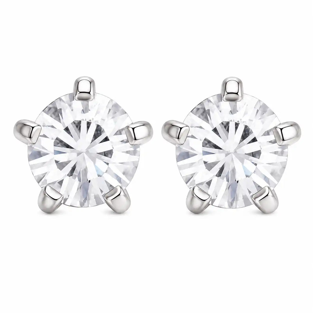 3MM Cubic Zirconia Allergy-Free Stainless steel Ear Stud