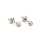 2MM Traditional Ball Allergy-free Stainless Steel Ear Studs