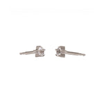 Load image into Gallery viewer, 3MM April Ð Crystal Birthstone Allergy-free Stainless Steel Ear Studs
