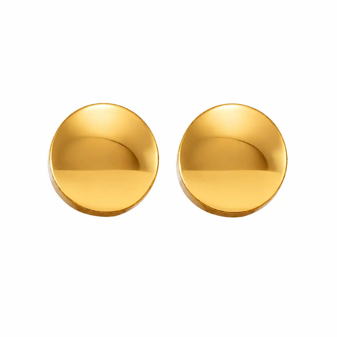 4MM Traditional Ball 24K Pure Gold Plated Ear Studs
