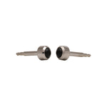 Load image into Gallery viewer, 3MM Black Onyx Bezel 24K Pure Gold Plated Ear Studs
