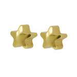 Load image into Gallery viewer, 3MM Star 24K Pure Gold Plated Ear Studs
