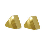 Load image into Gallery viewer, 3MM Triangle 24K Pure Gold Plated Ear Studs
