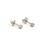 Load image into Gallery viewer, 3MM Flower Studs Allergy-free Stainless Steel Ear Studs
